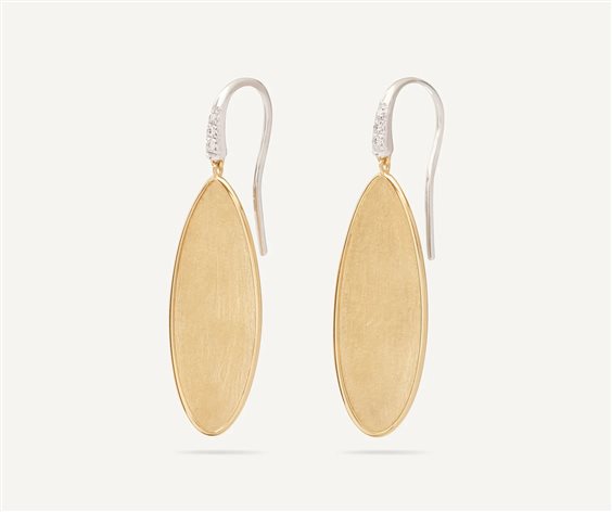 Boucles d'oreilles Marco Bicego Femme Lunaria in Or jaune Diamante 0.04 Ct OB1913-A-B - OB1913-A-B